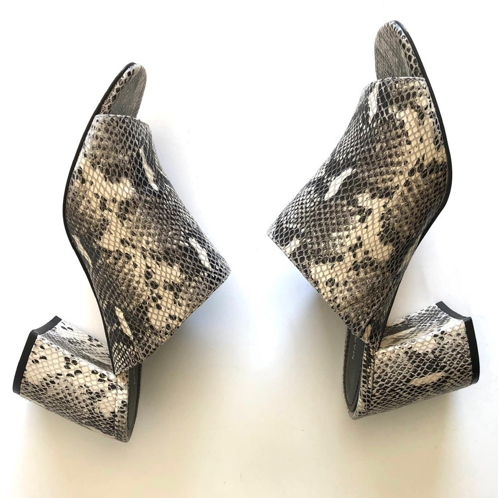 Marc Fisher Resa Snakeprint Block Heel Mule - image 6